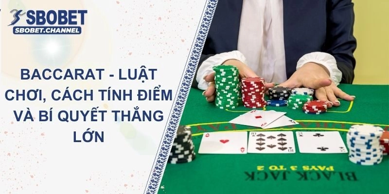 Baccarat SBOBET – Luật Chơi, Cách Tính Điểm và Bí Quyết Thắng Lớn